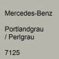Preview: Mercedes-Benz, Portlandgrau / Perlgrau, 7125.